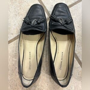 Size 7.5 Black Etienne Aigner Loafers